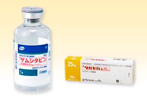 ゲムシタビンとエルロチニブの併用療法