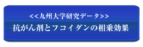 九州大学研究データ　抗がん剤とフコイダンの相乗効果