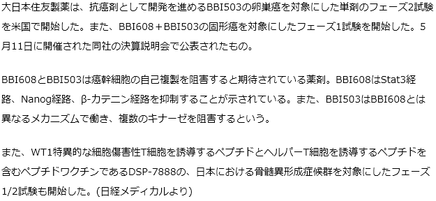 癌幹細胞への効果が期待される