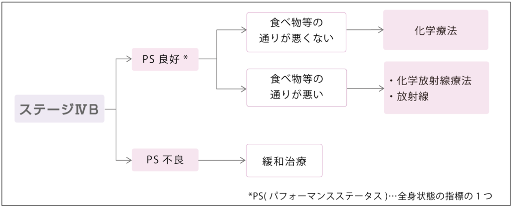 食道がんステージⅣBの治療の流れ