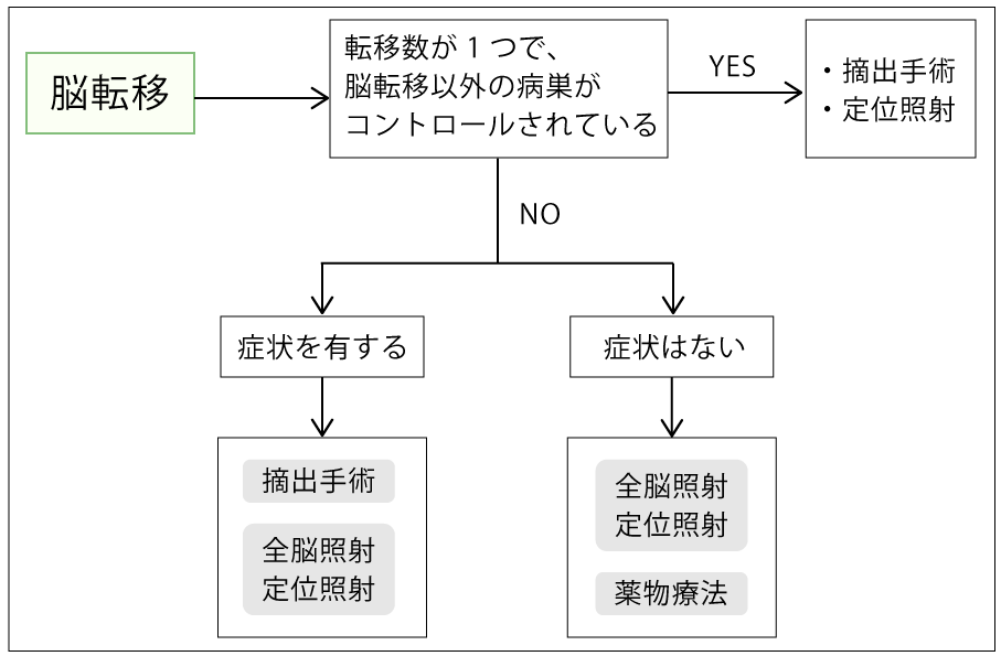 肺がん_脳転移の治療