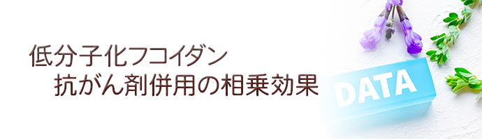 LMFと抗がん剤併用の相乗効果